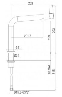 Смеситель для кухни Paini Cucina 78CR579WSAKM хром